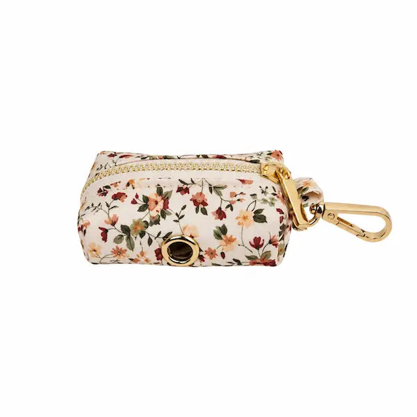 Soft Ivory Blossom Floral Dog Harness Set