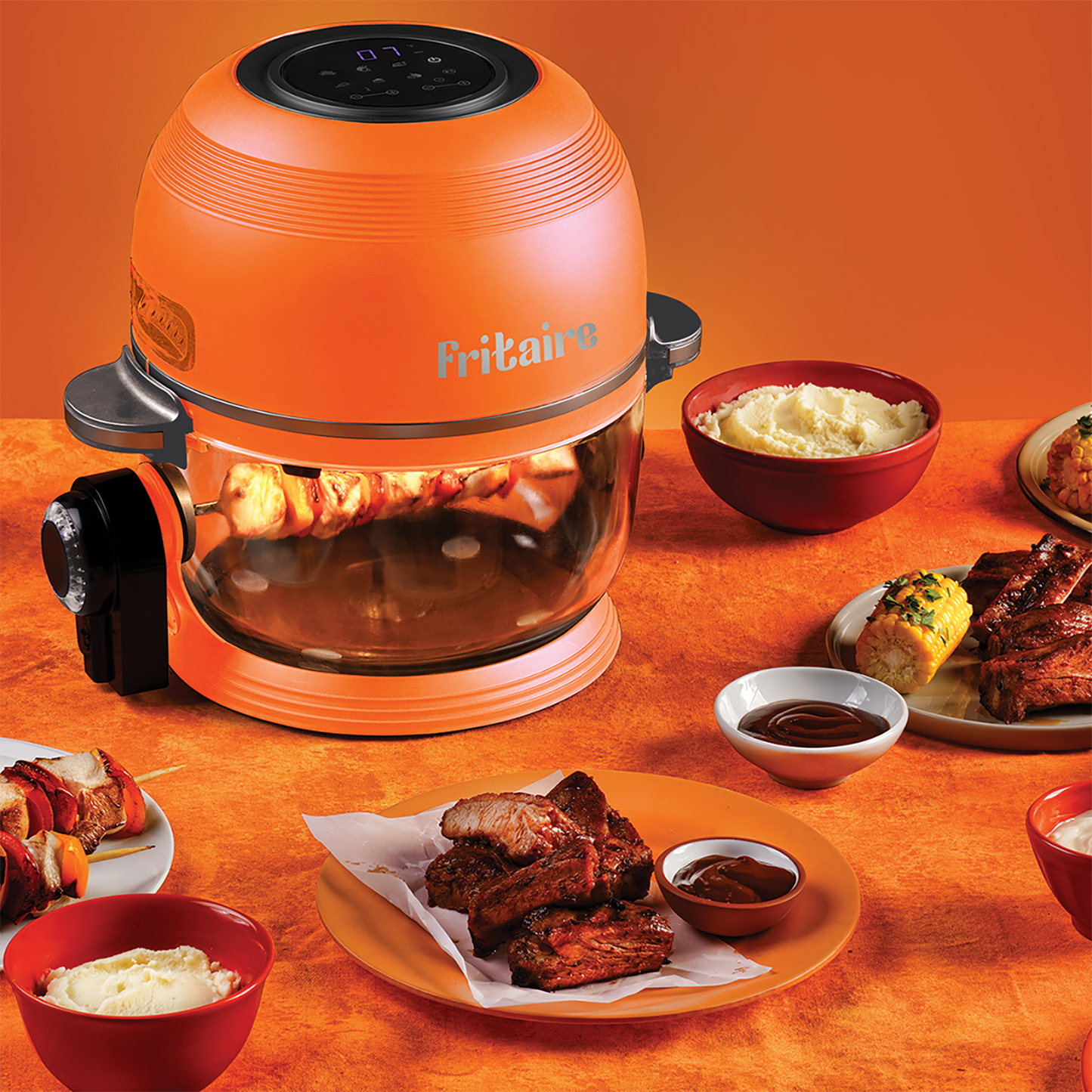 Air Fryer™ Self-Cleaning & Non-Toxic - Orange