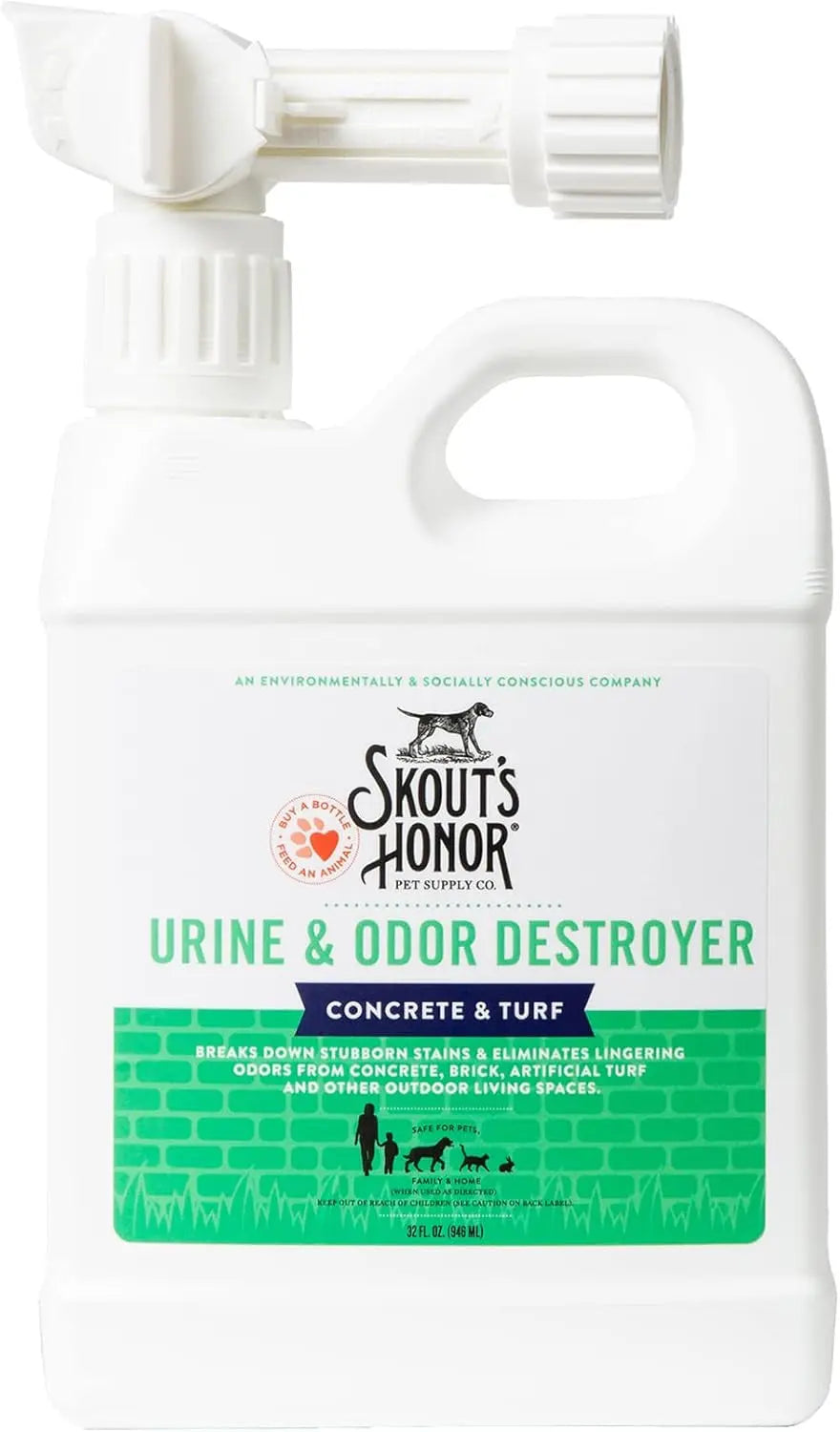 Skout's Honor Dog Urine Destroyer Carpet Cleaner - 35oz Professional Strength