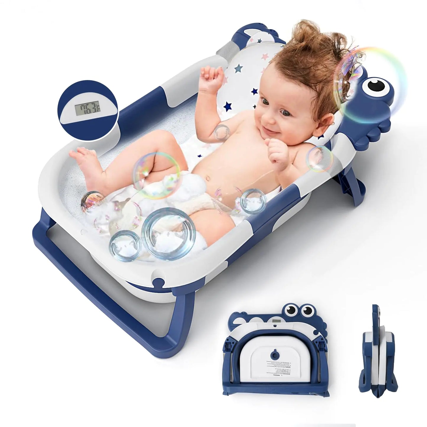 Collapsible Baby Bathtub for Infants to Toddler