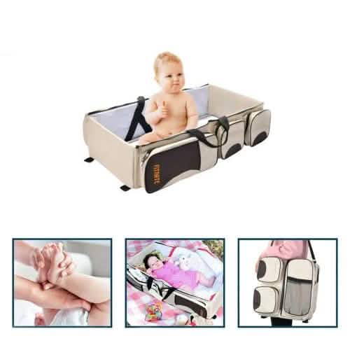 3-in-1 Tote Bag Baby Bed Changing Station