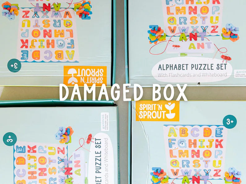 ABC Puzzle Set with Flashcards
