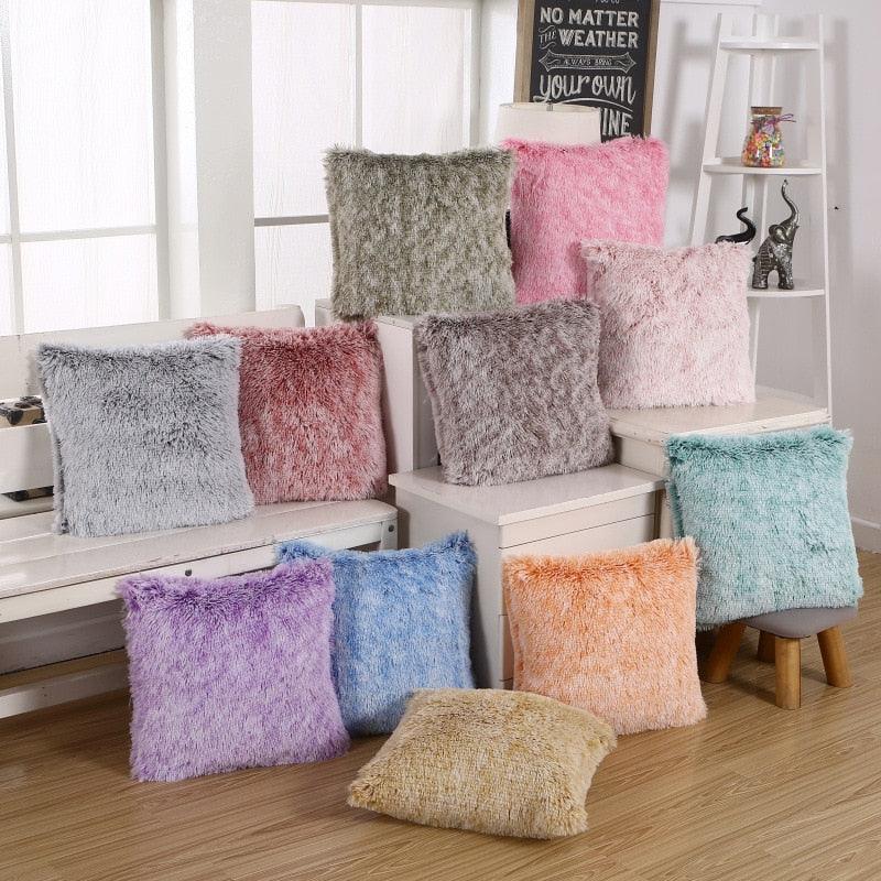 Shaggy Fluffy Pillow Shams