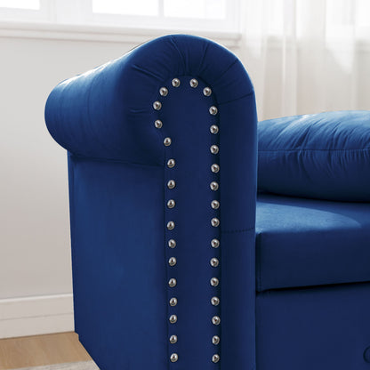 Chaise Lounge With Storage & Pillow