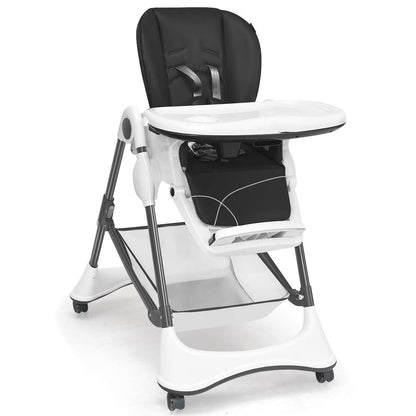High Chair with Lockable Wheels