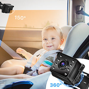 Car Baby Monitor with Mirror