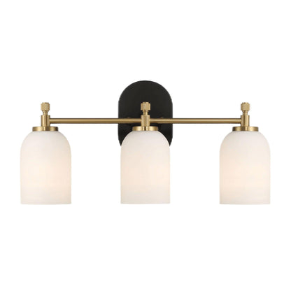 Three Lights Vanity Brush Bathroom Wall Light For Bathroom Over Mirror