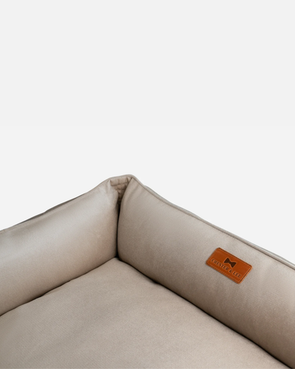 Velvet Sleeper Dog Bed