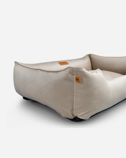 Velvet Sleeper Dog Bed