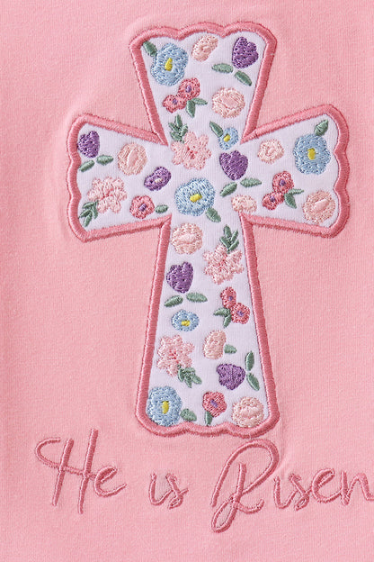 Pink Floral Ruffle Bubble