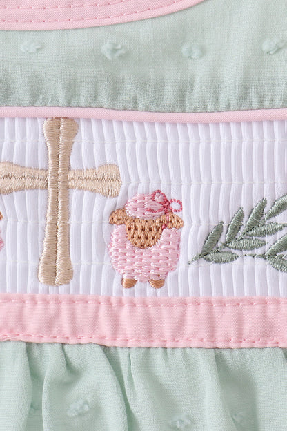 Green Ruffle Bloomer Set