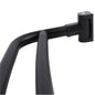 Double Curved Shower Rod (Matte Black Finish) - 44 in. to 70 in.