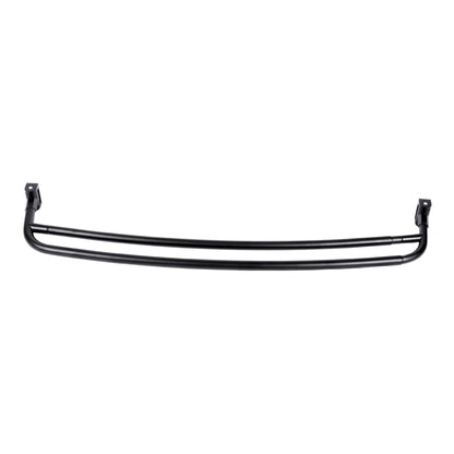 Double Curved Shower Rod (Matte Black Finish) - 44 in. to 70 in.