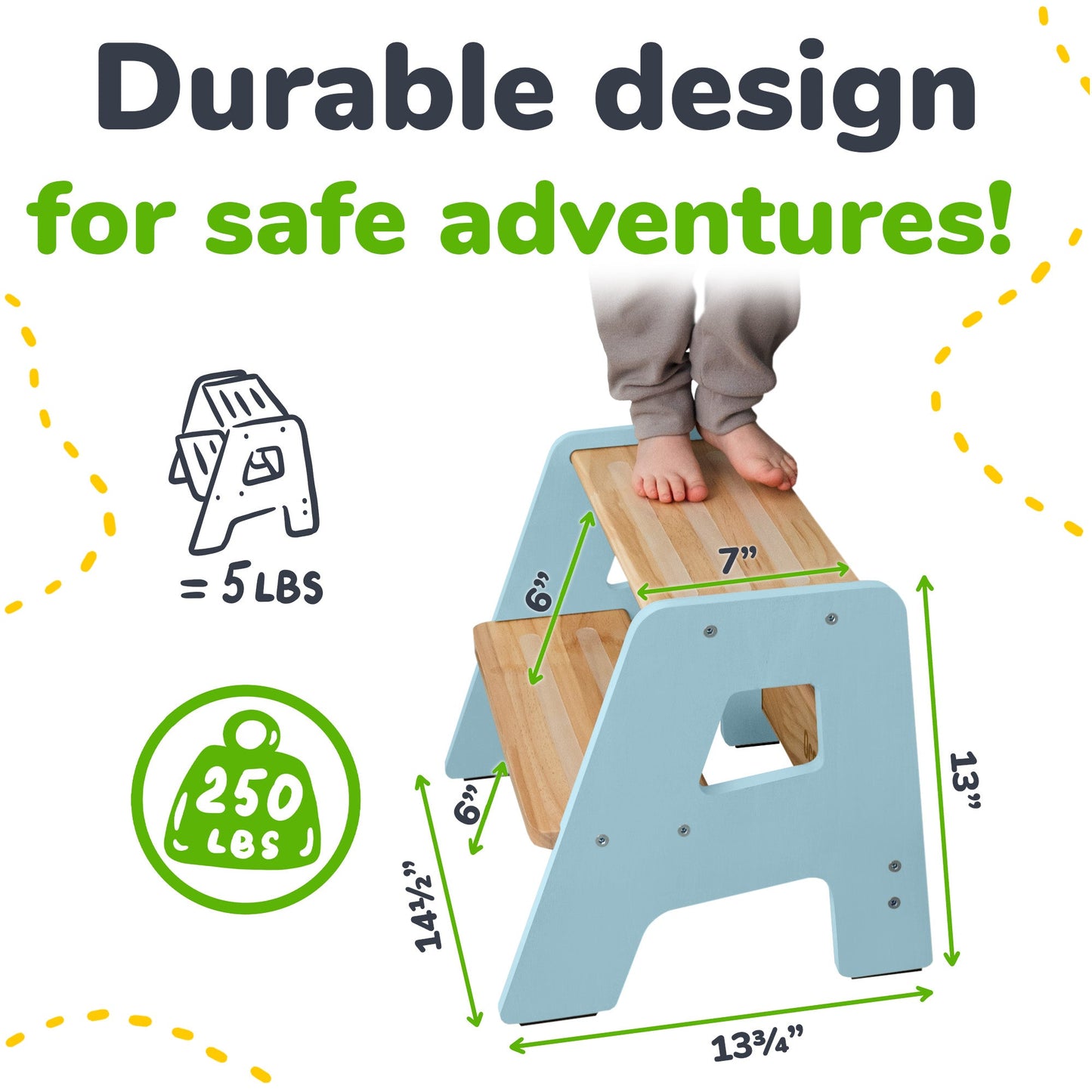 2-Step Stool for Toddlers