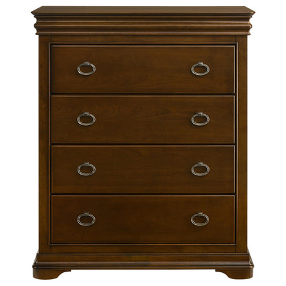 Bedroom Chest of Drawers Brown Cherry