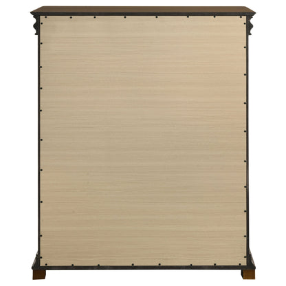 Bedroom Chest of Drawers Brown Cherry