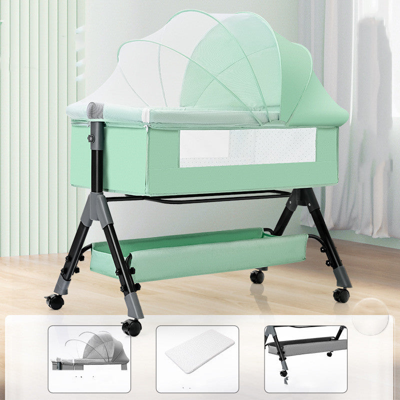 Portable Baby Crib with Canopy