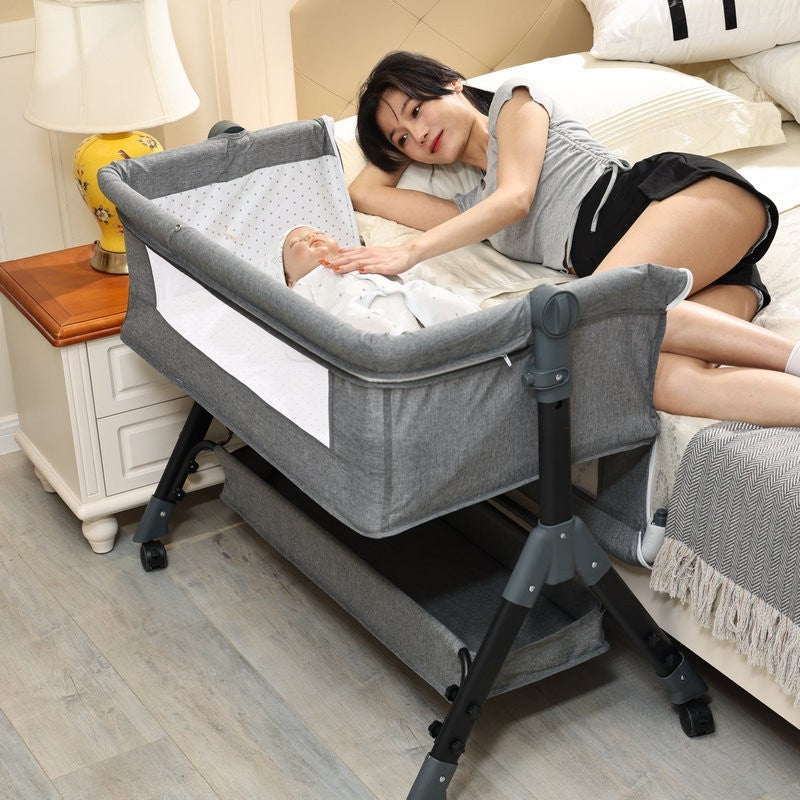 Portable Baby Crib with Canopy