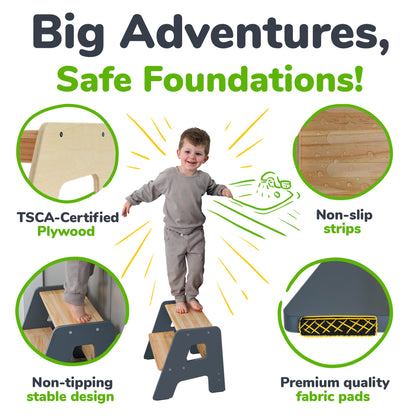2-Step Stool for Toddlers
