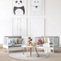 Bedroom Furniture with Guardrails 2-in-1 Convertible Kids
