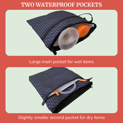 Wet Dry Bag for Breast Pump Parts