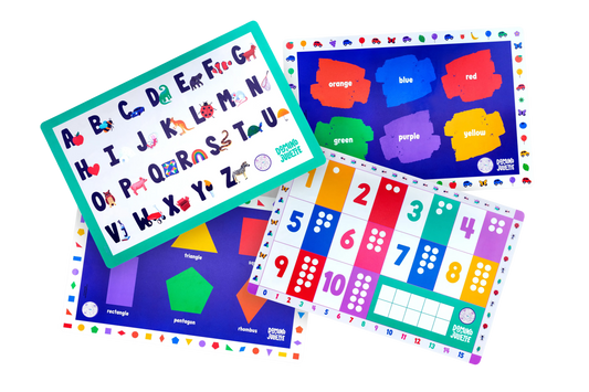 "Now I know my" Placemats - 4-pack