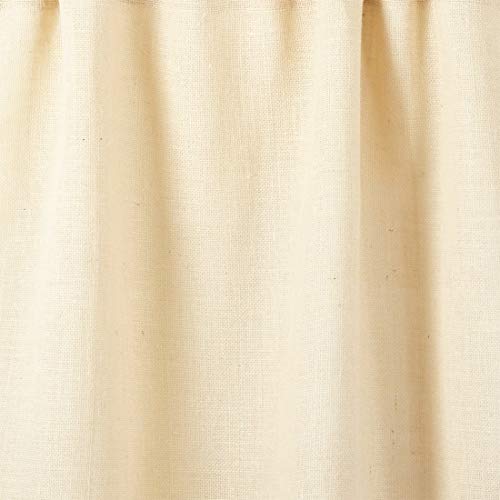 Burlap Lined Curtain Panel 42 x 96 Inch
