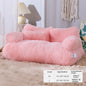 Luxury Plush Pet Sofa Bed with Pillow
