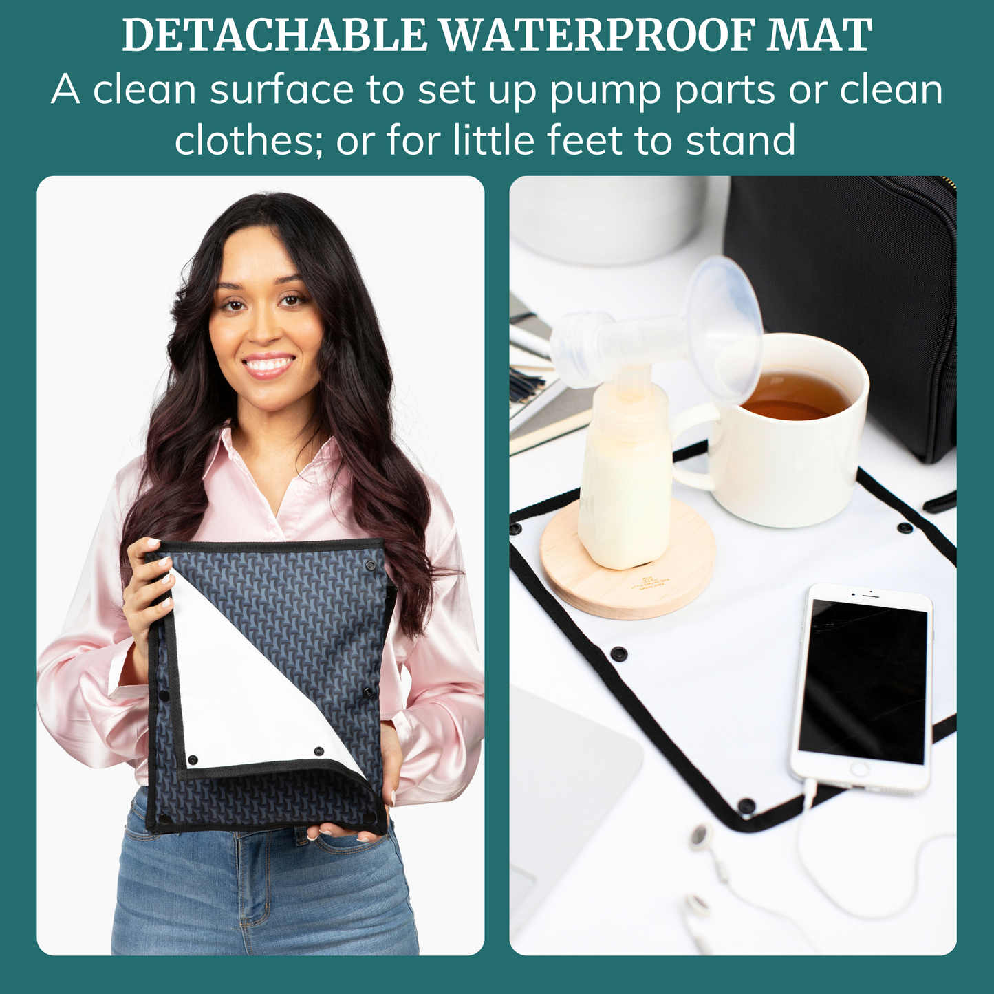 Wet Dry Bag for Breast Pump Parts