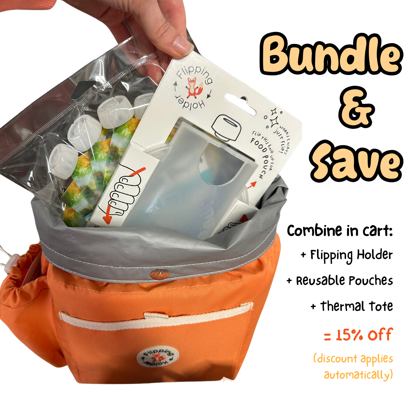 Thermal Tote with Bottle Pocket