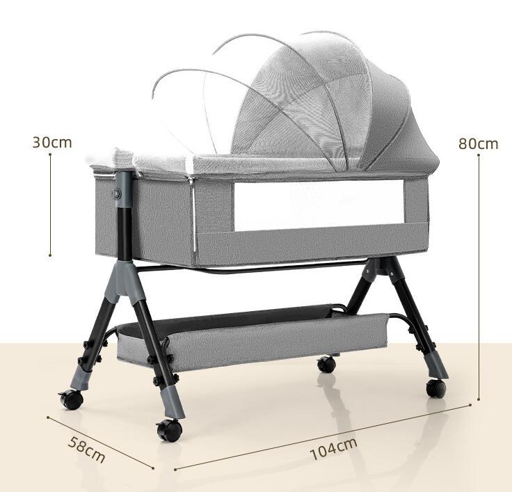 Portable Baby Crib with Canopy