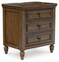 Three Drawer Night Stand/End Table