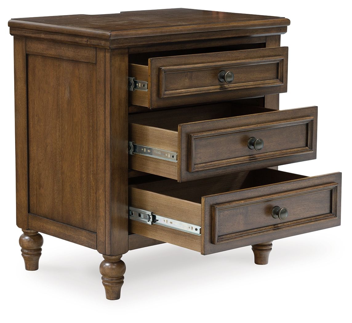 Three Drawer Night Stand/End Table