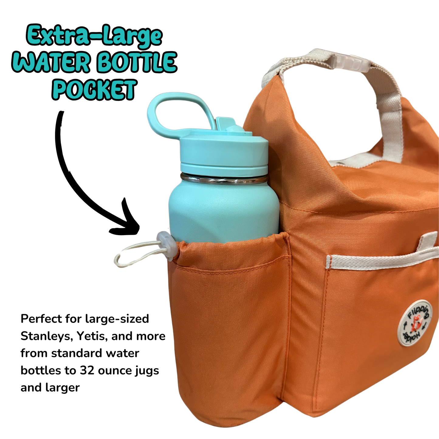 Thermal Tote with Bottle Pocket