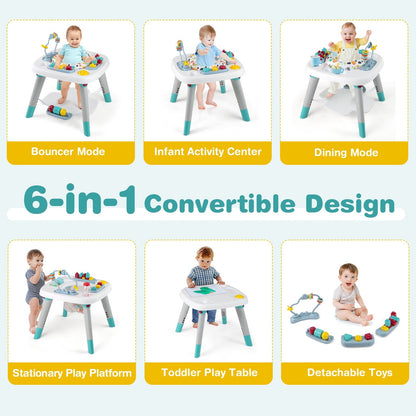 6-in-1 Baby Activity Center Infant/Toddler Table