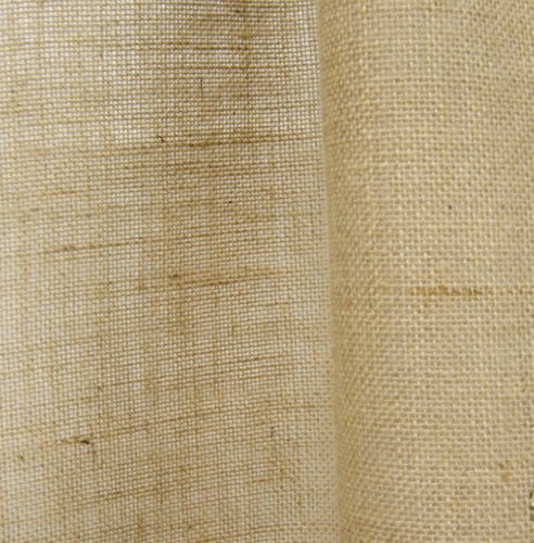 Burlap Lined Curtain Panel 42 x 96 Inch
