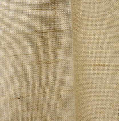 Burlap Lined Curtain Panel 42 x 96 Inch