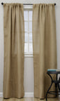 Burlap Lined Curtain Panel 42 x 96 Inch