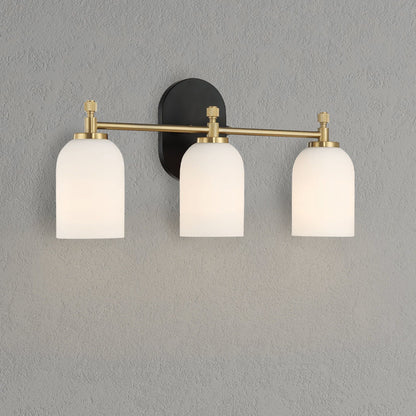 Three Lights Vanity Brush Bathroom Wall Light For Bathroom Over Mirror