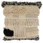 Tufted Fringe Cotton Decorative Throw Pillow