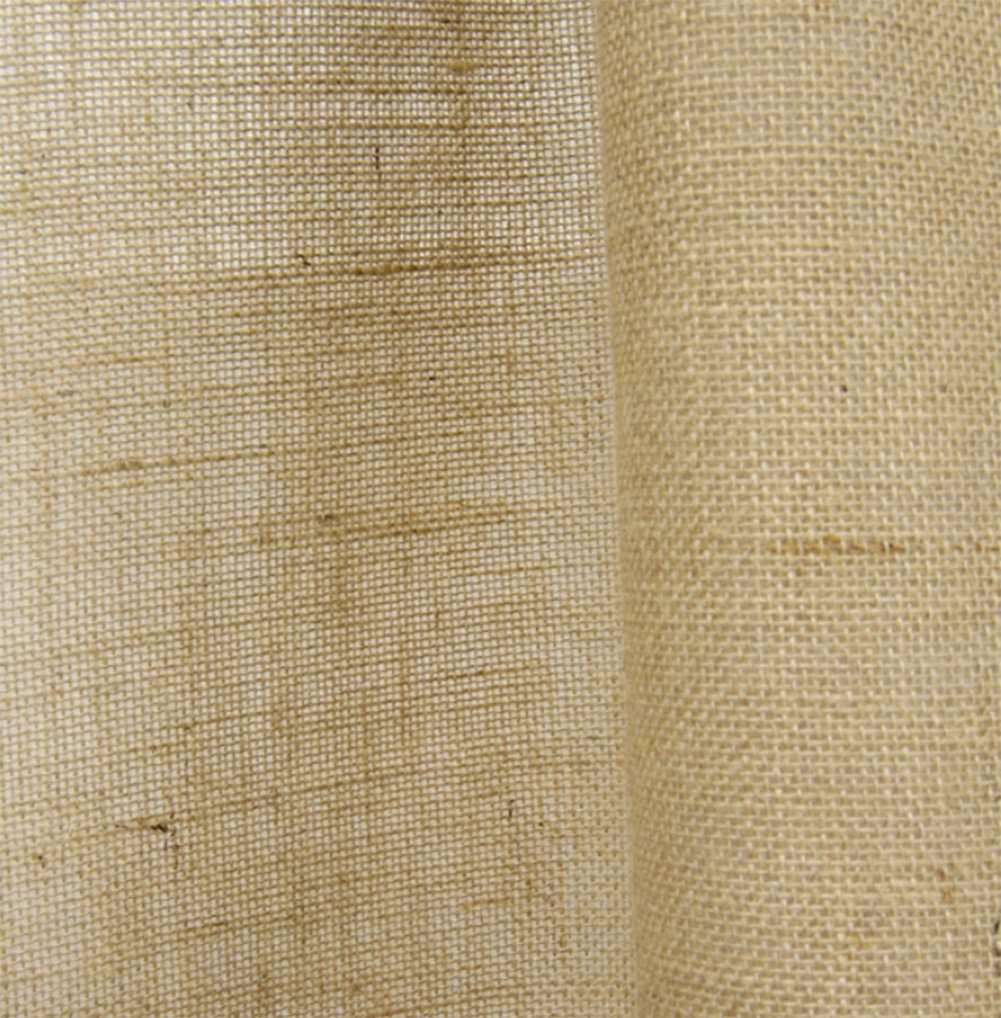 Burlap Lined Curtain Panel 42 x 96 Inch
