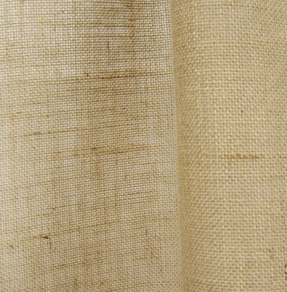 Burlap Lined Curtain Panel 42 x 96 Inch