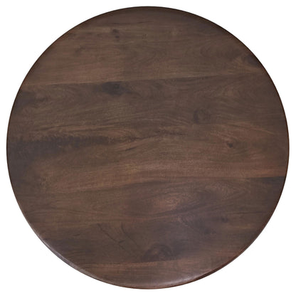 Two Piece Solid Wood Coffee and End Table Set Brown