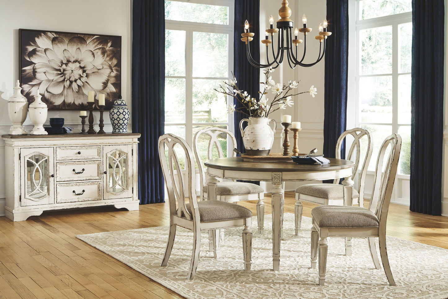 Oval Dining Table Set