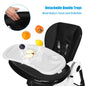 High Chair with Lockable Wheels
