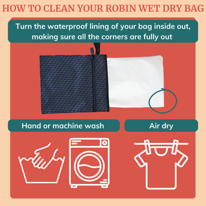 Wet Dry Bag for Breast Pump Parts