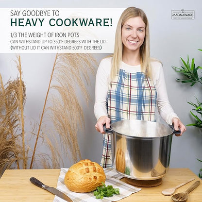 Stock Pot with Lid - 14 Quarts