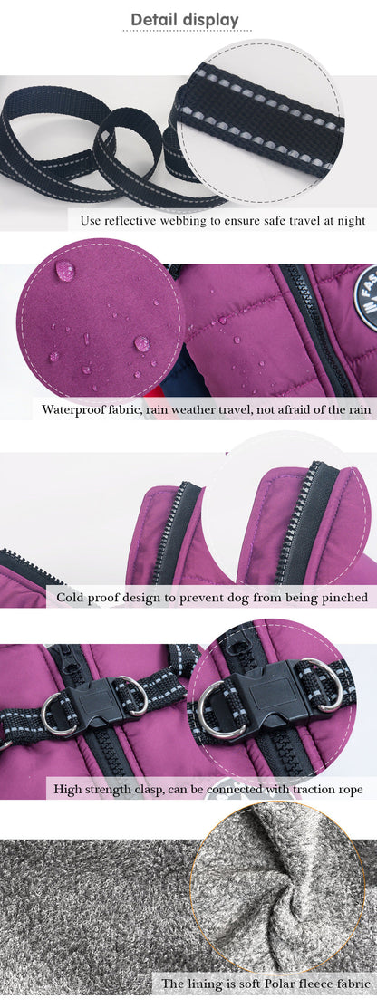 Reflective Waterproof Winter Dog Coat