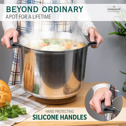 Stock Pot with Lid - 14 Quarts