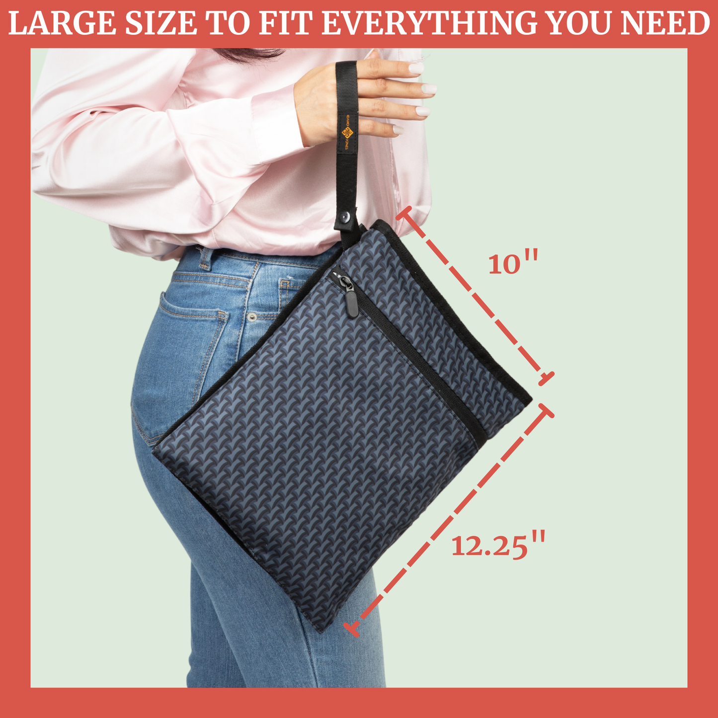 Wet Dry Bag for Breast Pump Parts